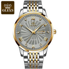 6630 OLEVS haute qualité Logo personnalisé montres-bracelets squelette luxe automatique Phase automatique mécanique montre pour hommes